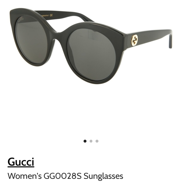 Gucci oversized round black sunglasses - Picture 10 of 15